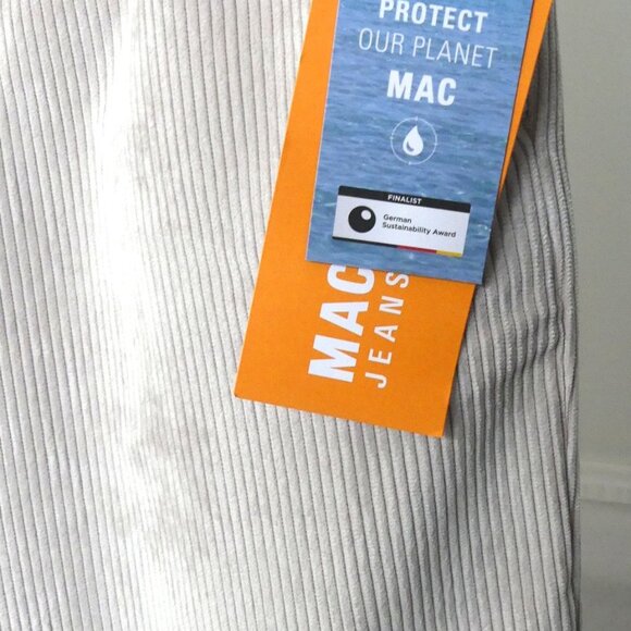 MAC Jeans Chiara Fluid Corduroy Pull On Trouser Pants USA Size 2 EU 32 - Picture 7 of 13